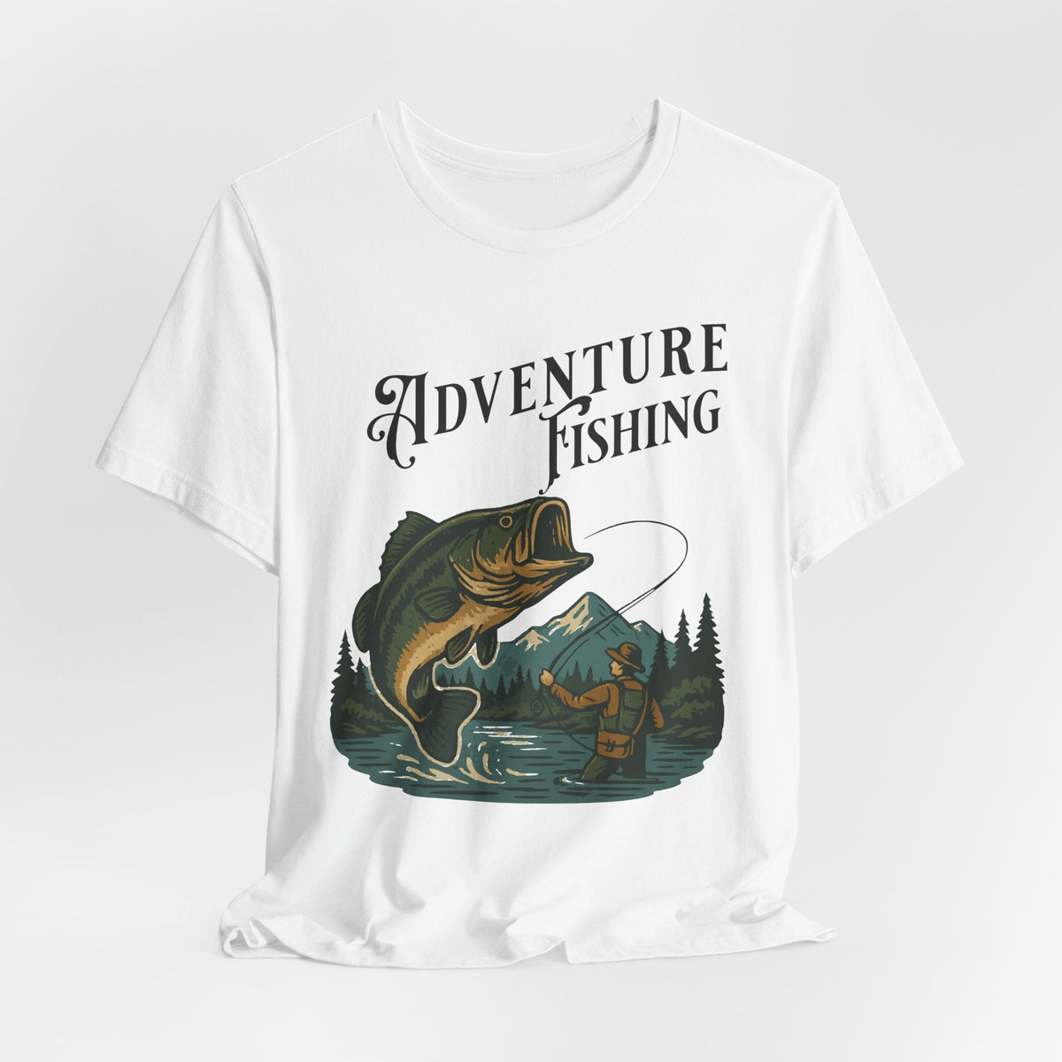Adventure Fishing Unisex Jersey Tee - Perfect for Outdoor Enthusiasts - Get Tight Gear