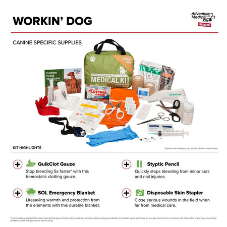 Adventure Medical Dog Series - Workin' Dog First Aid Kit - Get Tight Gear