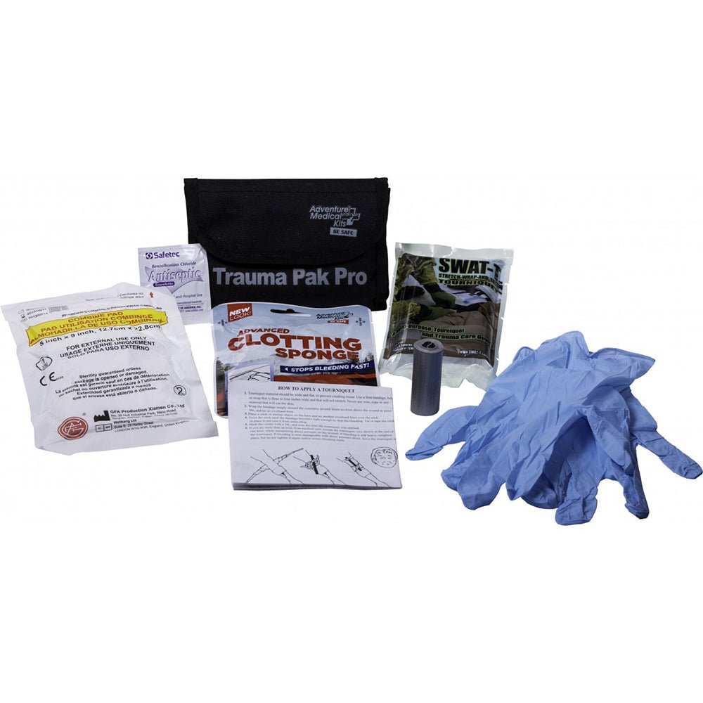 Adventure Medical Trauma Pak Pro w/QuikClot& Torniquet - Get Tight Gear