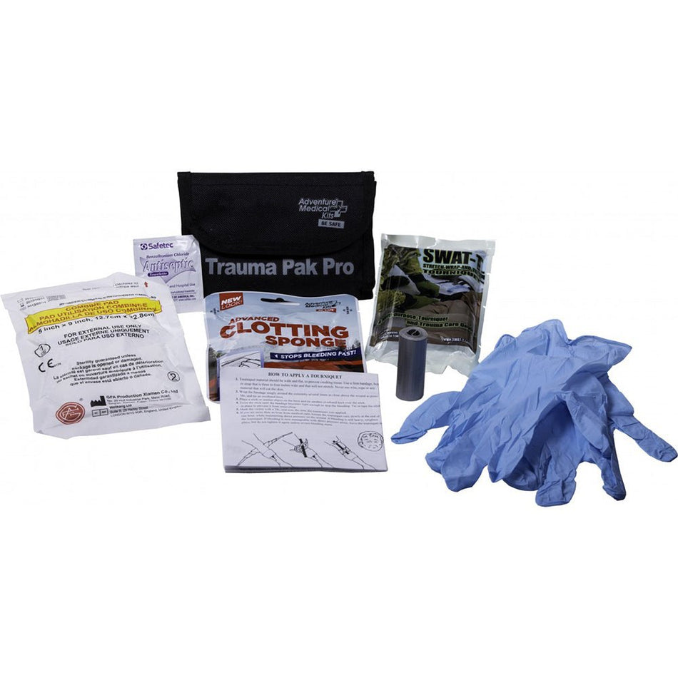 Adventure Medical Trauma Pak Pro w/QuikClot& Torniquet - Get Tight Gear