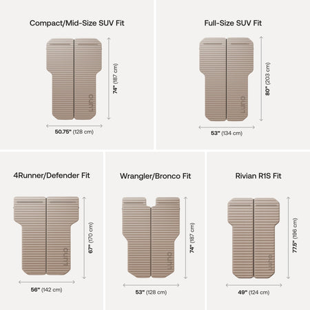 AIR+FOAM Pro Car Camping Mattress - Get Tight Gear