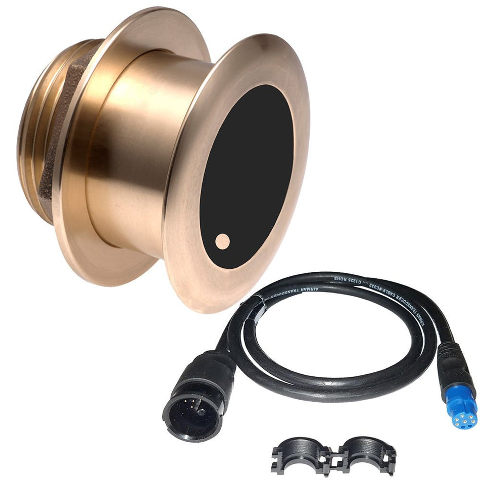 Airmar B175M Bronze 0 Degree Thru - Hull 1kW f/Garmin w/8 - Pin Connector - Get Tight Gear