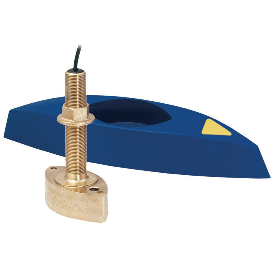 Airmar B45 - DT - HB 600W Thru - Hull Transducer w/Fairing Block & Humminbird 9 Connector - Get Tight Gear