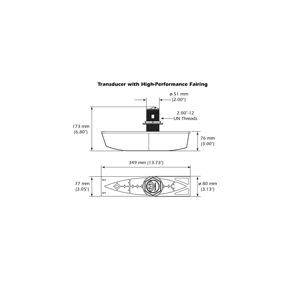 Airmar B785C - M CHIRP Bronze Thru - Hull w/Fairing Block - 600W - Get Tight Gear
