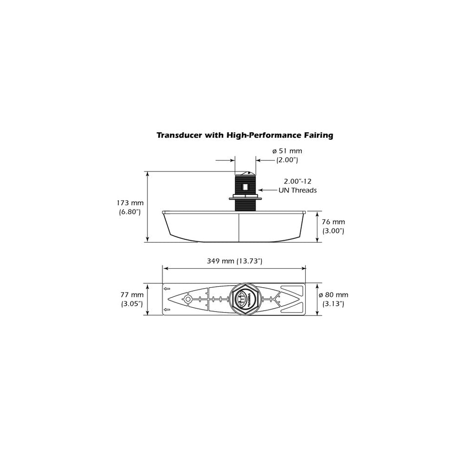 Airmar B785C - M CHIRP Bronze Thru - Hull w/Fairing Block - 600W - Get Tight Gear