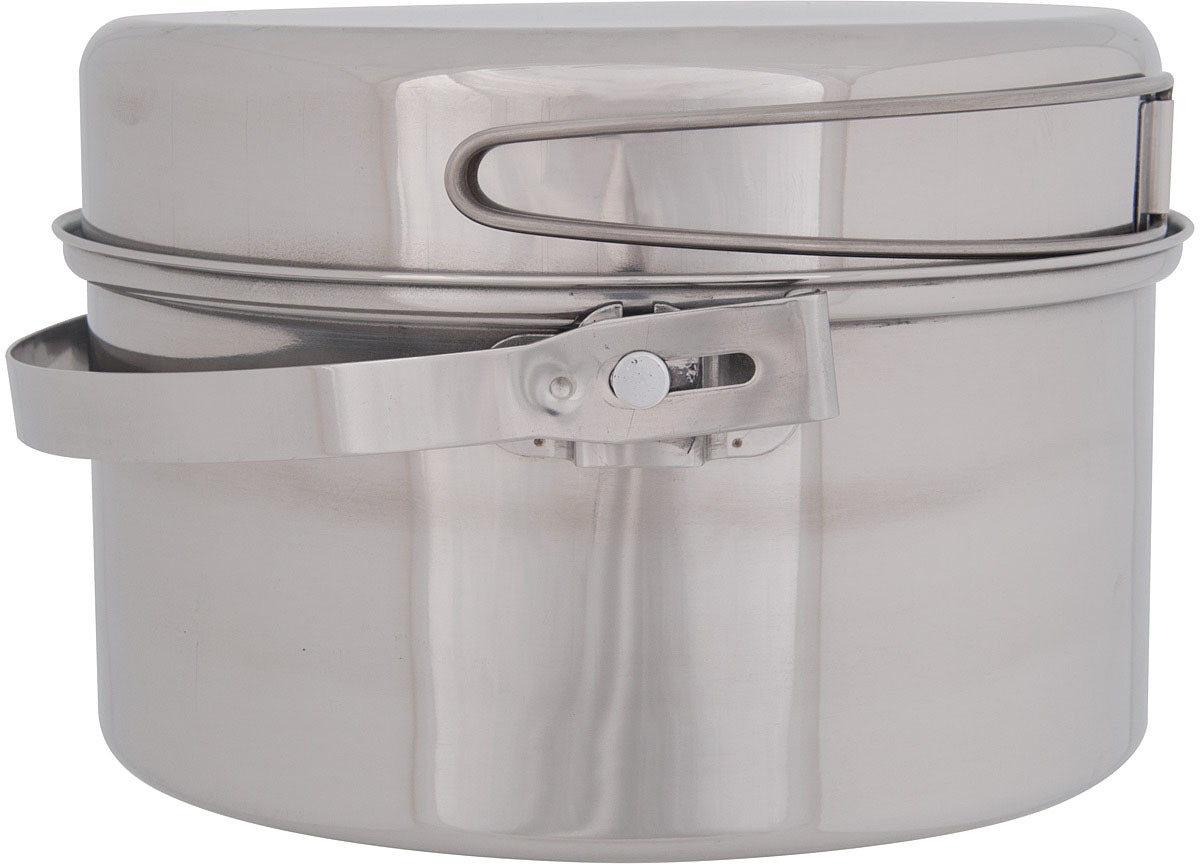 Ak Cookset Stainless 3 Qt - Get Tight Gear