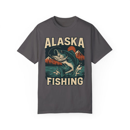 Alaska Fishing Unisex Garment - Dyed T-shirt - Adventure & Nature Lover Tee - Get Tight Gear