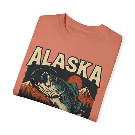 Alaska Fishing Unisex Garment - Dyed T-shirt - Adventure & Nature Lover Tee - Get Tight Gear