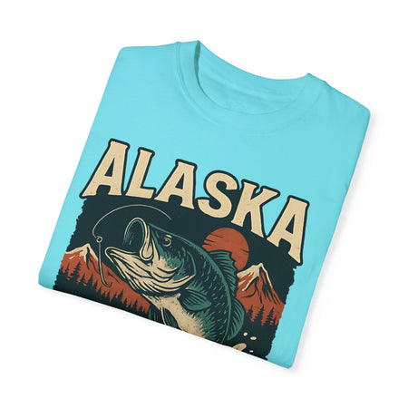 Alaska Fishing Unisex Garment - Dyed T-shirt - Adventure & Nature Lover Tee - Get Tight Gear