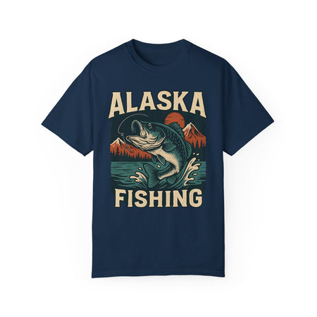 Alaska Fishing Unisex Garment - Dyed T-shirt - Adventure & Nature Lover Tee - Get Tight Gear