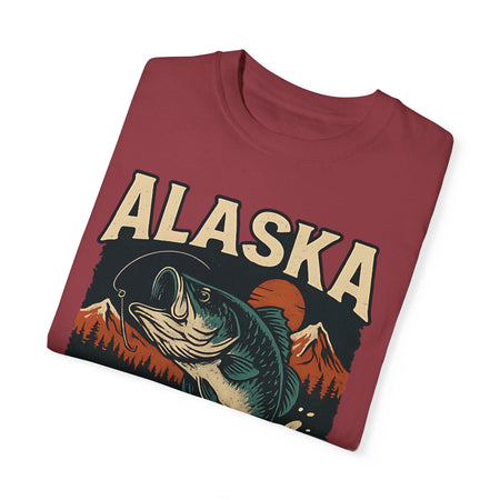Alaska Fishing Unisex Garment - Dyed T-shirt - Adventure & Nature Lover Tee - Get Tight Gear