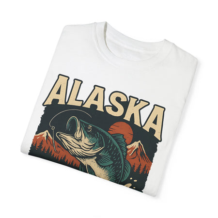 Alaska Fishing Unisex Garment - Dyed T-shirt - Adventure & Nature Lover Tee - Get Tight Gear