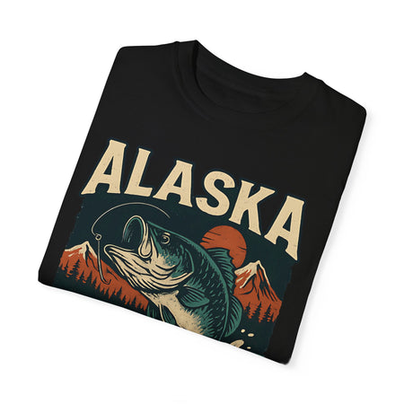 Alaska Fishing Unisex Garment - Dyed T-shirt - Adventure & Nature Lover Tee - Get Tight Gear