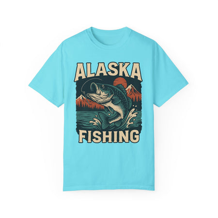 Alaska Fishing Unisex Garment - Dyed T-shirt - Adventure & Nature Lover Tee - Get Tight Gear