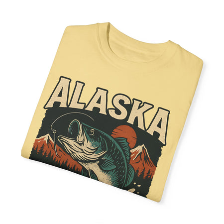 Alaska Fishing Unisex Garment - Dyed T-shirt - Adventure & Nature Lover Tee - Get Tight Gear