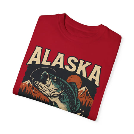 Alaska Fishing Unisex Garment - Dyed T-shirt - Adventure & Nature Lover Tee - Get Tight Gear