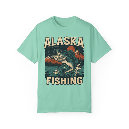 Alaska Fishing Unisex Garment - Dyed T-shirt - Adventure & Nature Lover Tee - Get Tight Gear