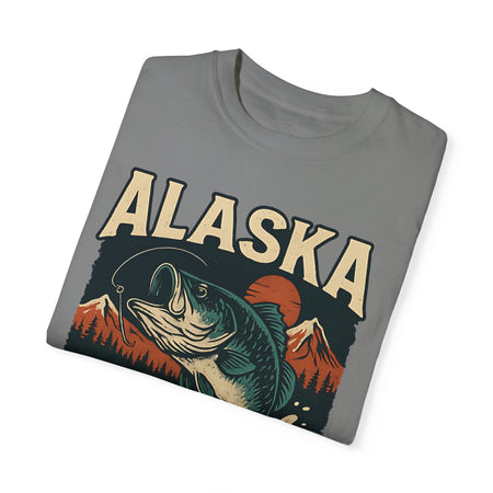 Alaska Fishing Unisex Garment - Dyed T-shirt - Adventure & Nature Lover Tee - Get Tight Gear