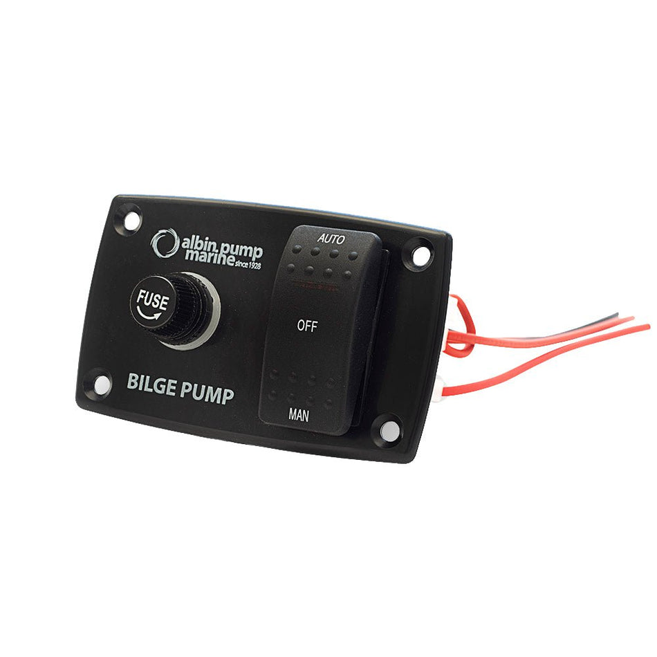 Albin Group 3 - Way Bilge Panel - 12/24V - Get Tight Gear