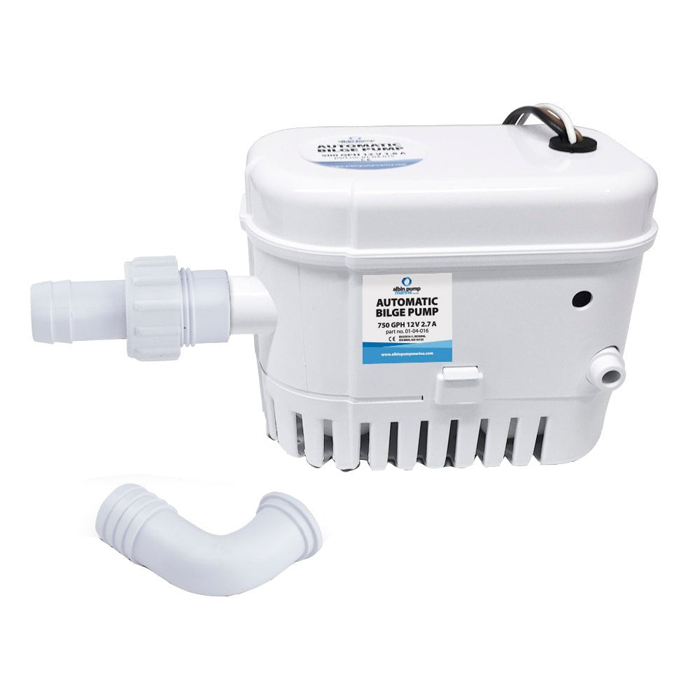 Albin Group Automatic Bilge Pump 750 GPH - 12V - Get Tight Gear