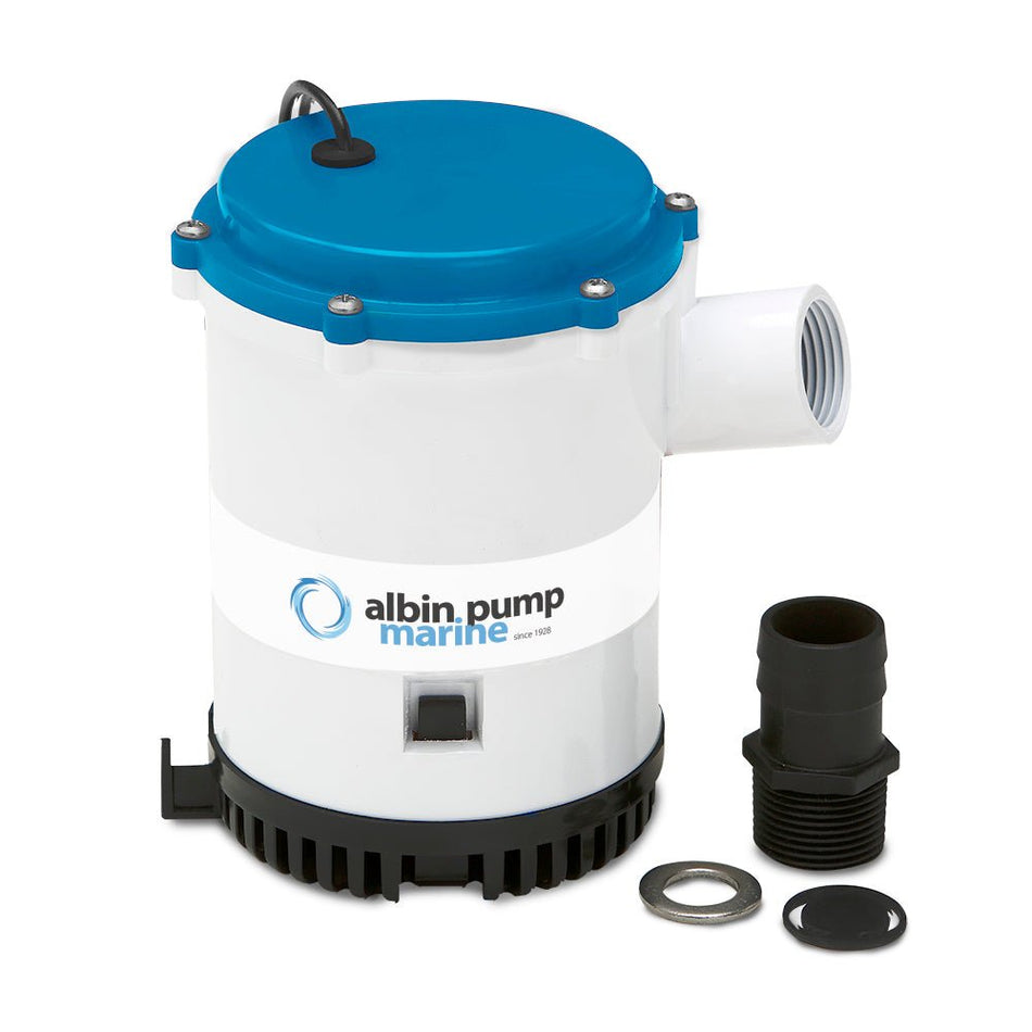 Albin Group Bilge Pump Heavy Duty 2250 GPH - 24V - Get Tight Gear