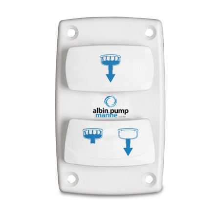 Albin Group Marine Control Silent Electric Toilet Rocker Switch - Get Tight Gear