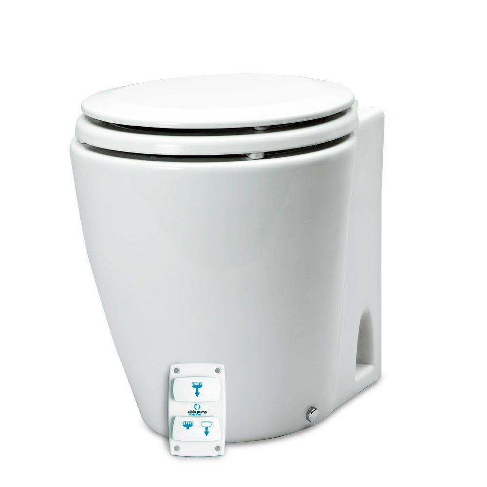 Albin Group Marine Design Marine Toilet Silent Electric - 12V - Get Tight Gear