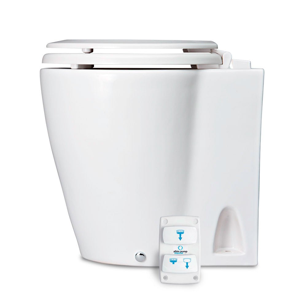 Albin Group Marine Design Marine Toilet Silent Electric - 12V - Get Tight Gear
