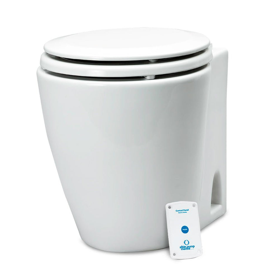 Albin Group Marine Design Marine Toilet Standard Electric - 12V - Get Tight Gear