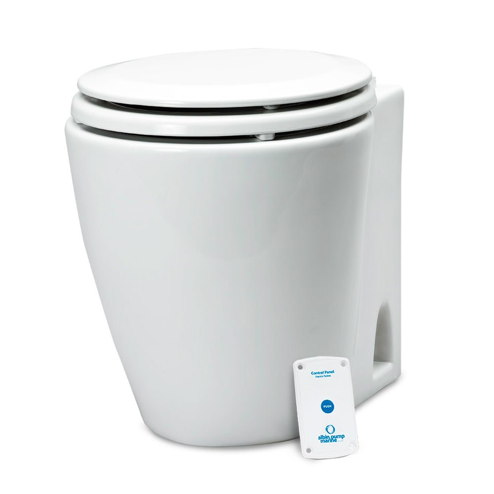 Albin Group Marine Design Marine Toilet Standard Electric - 24V - Get Tight Gear