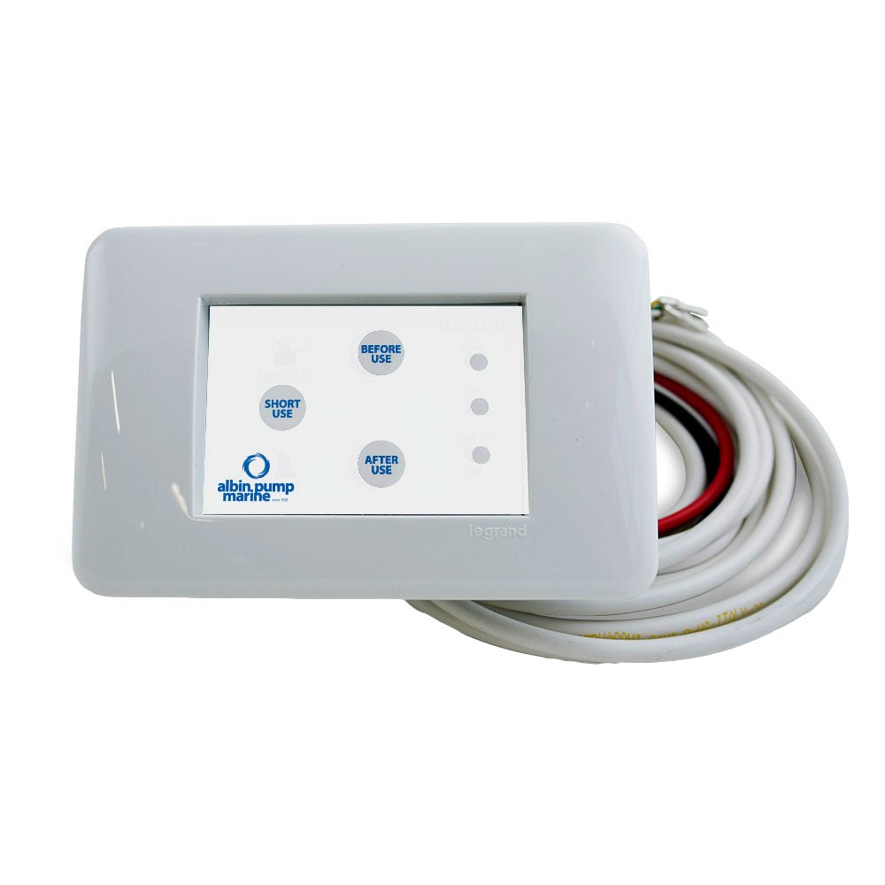 Albin Group Marine Digital Control Panel Silent Electric Toilet - Get Tight Gear