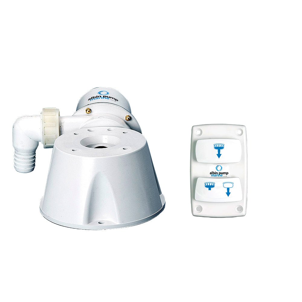 Albin Group Marine Silent Electric Toilet Kit - 12V - Get Tight Gear