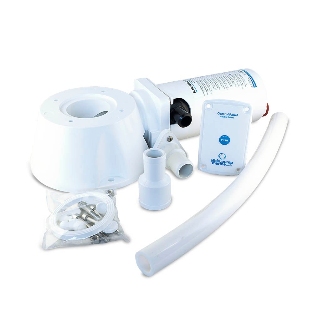 Albin Group Marine Standard Electric Toilet Conversion Kit - 12V - Get Tight Gear