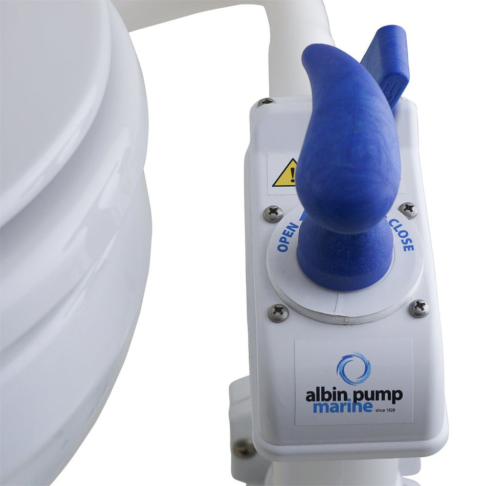 Albin Group Marine Toilet Manual Compact Low - Get Tight Gear