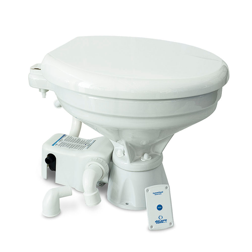 Albin Group Marine Toilet Standard Electric EVO Comfort - 12V - Get Tight Gear