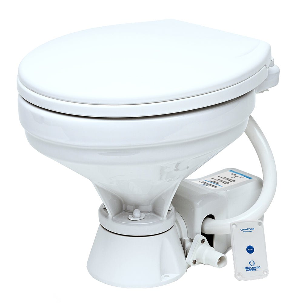 Albin Group Marine Toilet Standard Electric EVO Comfort - 24V - Get Tight Gear