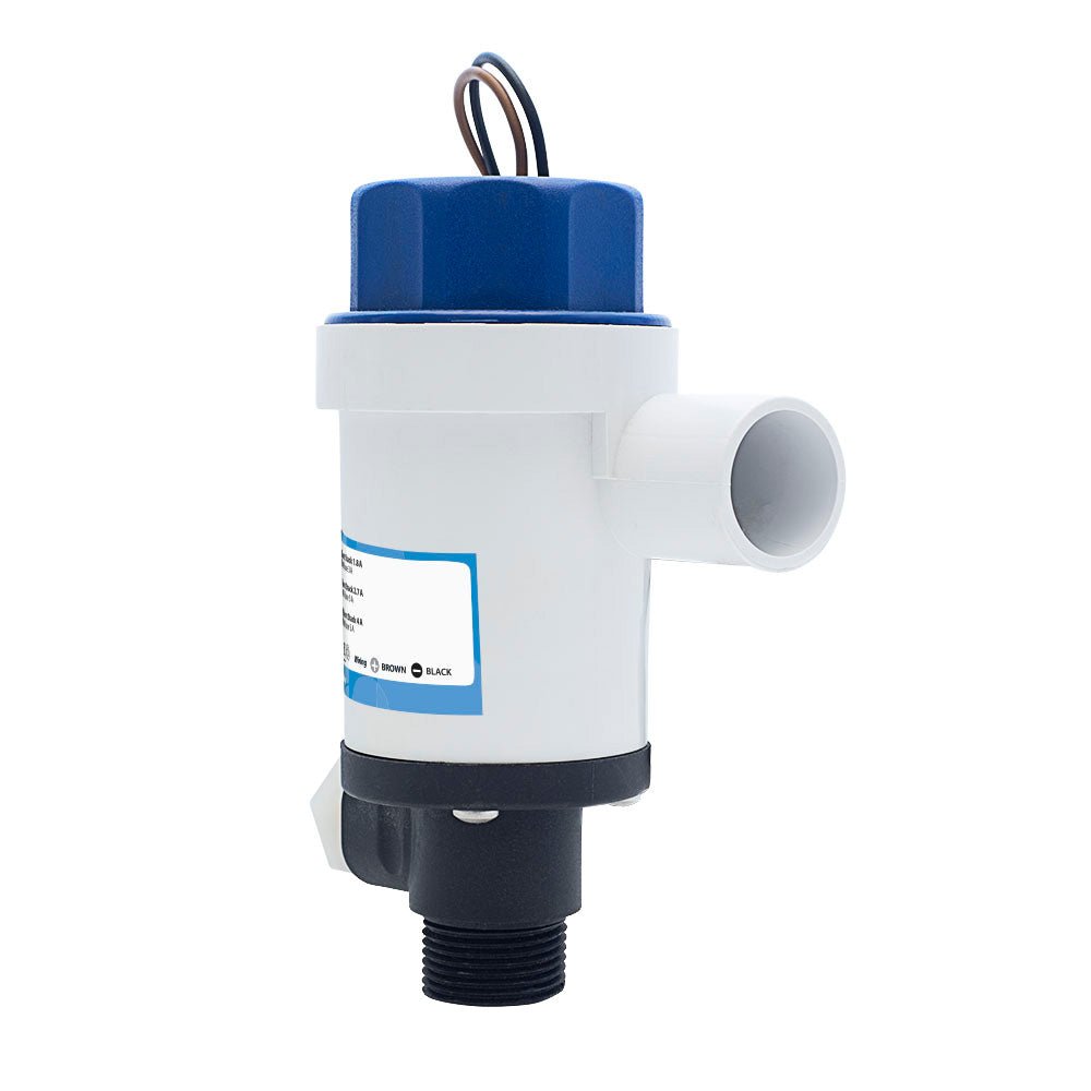 Albin Group Twinport Aerator Pump - 1100 GPH - 12V - Get Tight Gear