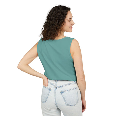 Alien Fishing Tank Top | Unisex Garment - Dyed Sleeveless Tee - Get Tight Gear