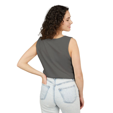 Alien Fishing Tank Top | Unisex Garment - Dyed Sleeveless Tee - Get Tight Gear