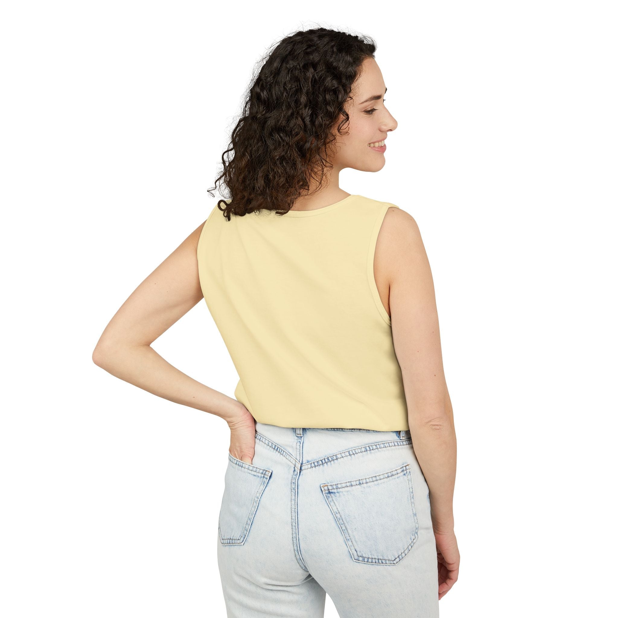 Alien Fishing Tank Top | Unisex Garment - Dyed Sleeveless Tee - Get Tight Gear
