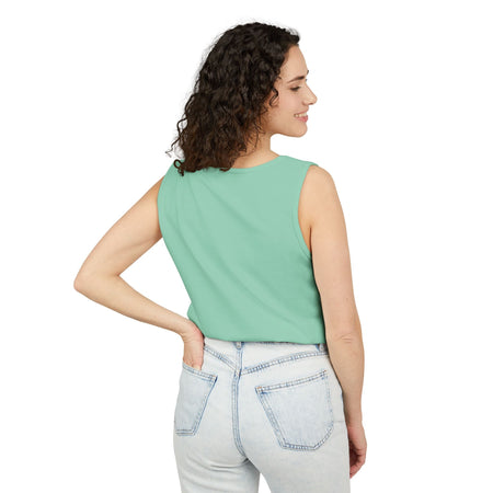 Alien Fishing Tank Top | Unisex Garment - Dyed Sleeveless Tee - Get Tight Gear