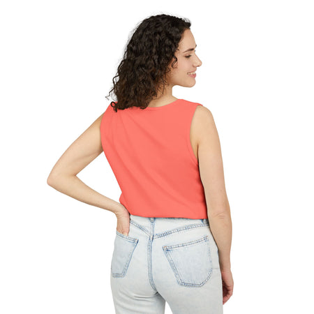 Alien Fishing Tank Top | Unisex Garment - Dyed Sleeveless Tee - Get Tight Gear