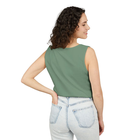 Alien Fishing Tank Top | Unisex Garment - Dyed Sleeveless Tee - Get Tight Gear