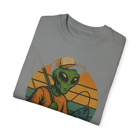Alien Fishing Unisex Garment - Dyed T-shirt - Adventure & Nature Lover Tee - Get Tight Gear