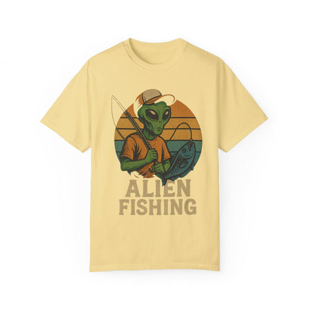 Alien Fishing Unisex Garment - Dyed T-shirt - Adventure & Nature Lover Tee - Get Tight Gear