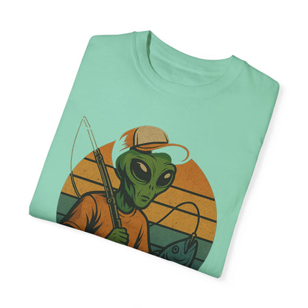 Alien Fishing Unisex Garment - Dyed T-shirt - Adventure & Nature Lover Tee - Get Tight Gear