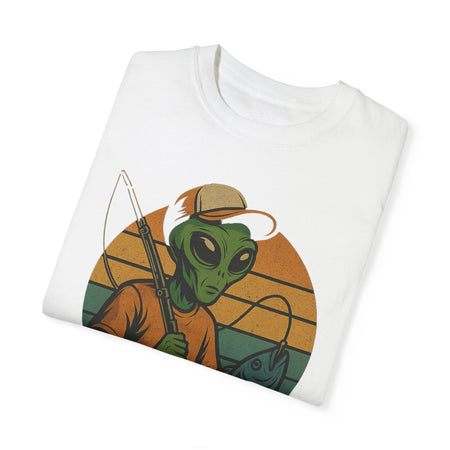 Alien Fishing Unisex Garment - Dyed T-shirt - Adventure & Nature Lover Tee - Get Tight Gear