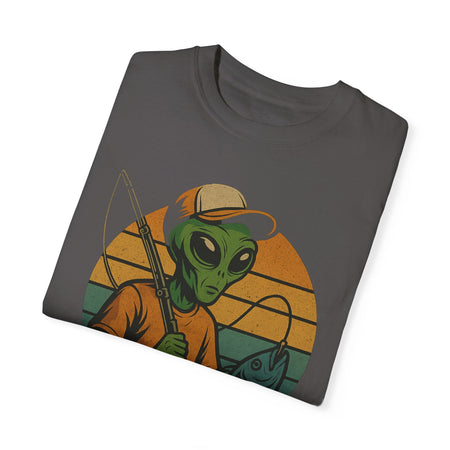 Alien Fishing Unisex Garment - Dyed T-shirt - Adventure & Nature Lover Tee - Get Tight Gear
