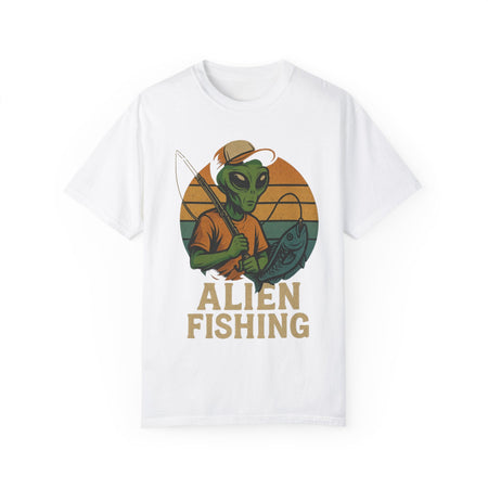 Alien Fishing Unisex Garment - Dyed T-shirt - Adventure & Nature Lover Tee - Get Tight Gear