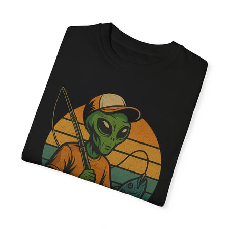 Alien Fishing Unisex Garment - Dyed T-shirt - Adventure & Nature Lover Tee - Get Tight Gear